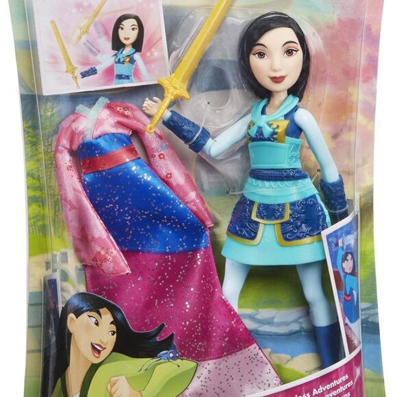 New in Box-Hasbro Disney Princess Fearless Adventures Mulan - Picture 5 of 16